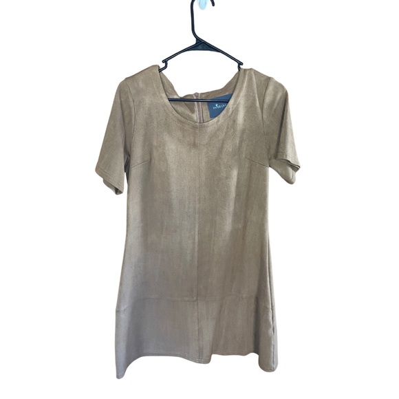 Paper Crane Dresses & Skirts - Faux suede mini dress